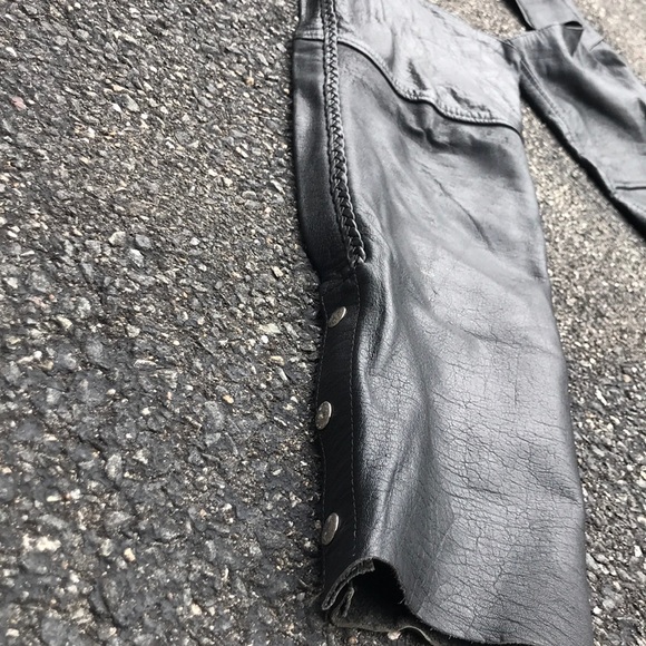 Silver Bike Lace Up Chaps- Womens XXS - Picture 8 of 14